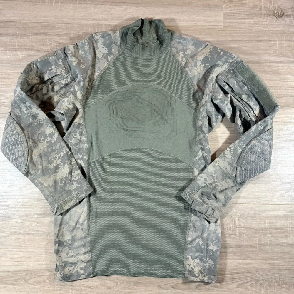 US Army Combat Shirt Flame Resistant FR Multicam OCP Medium  Stretch Army Camo‎